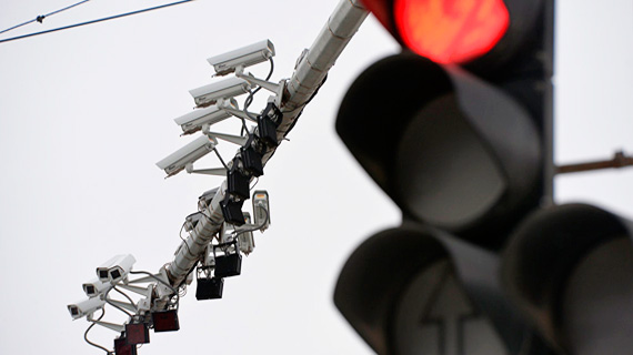 Фиксация проезда на красный свет