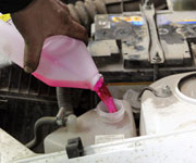 Зимой используйте только антифриз!