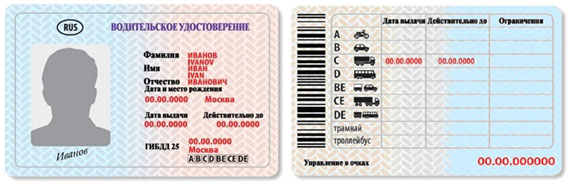 Замена водительского удостоверения в связи с окончанием срока действия