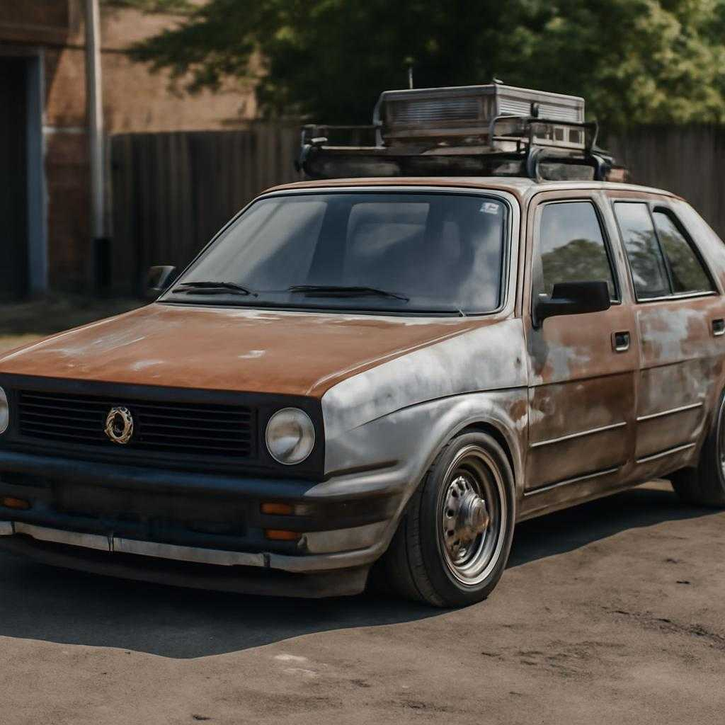 Ржавчина как подпись: rat look без глянца