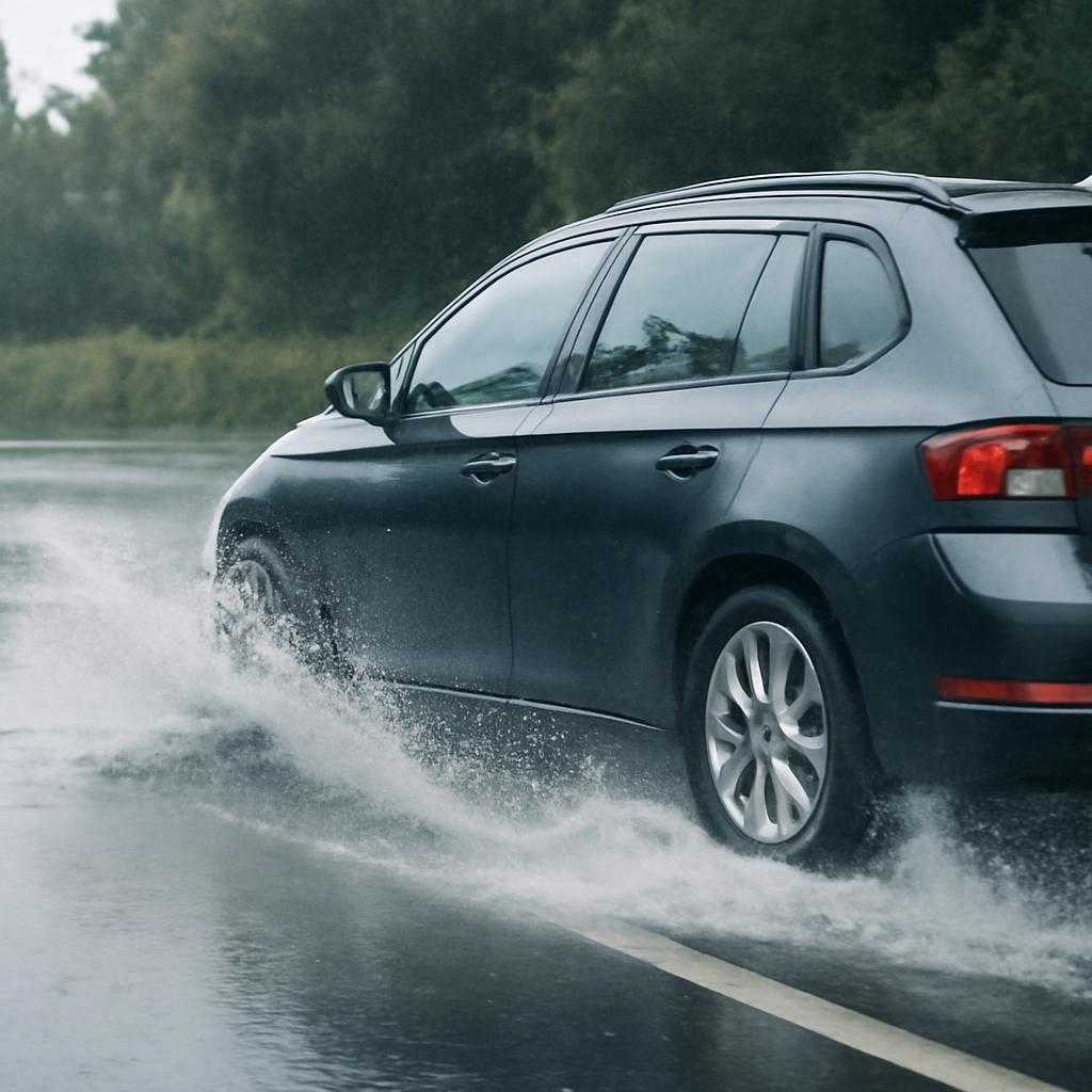 Сквозь ливень: мастерство рулевого