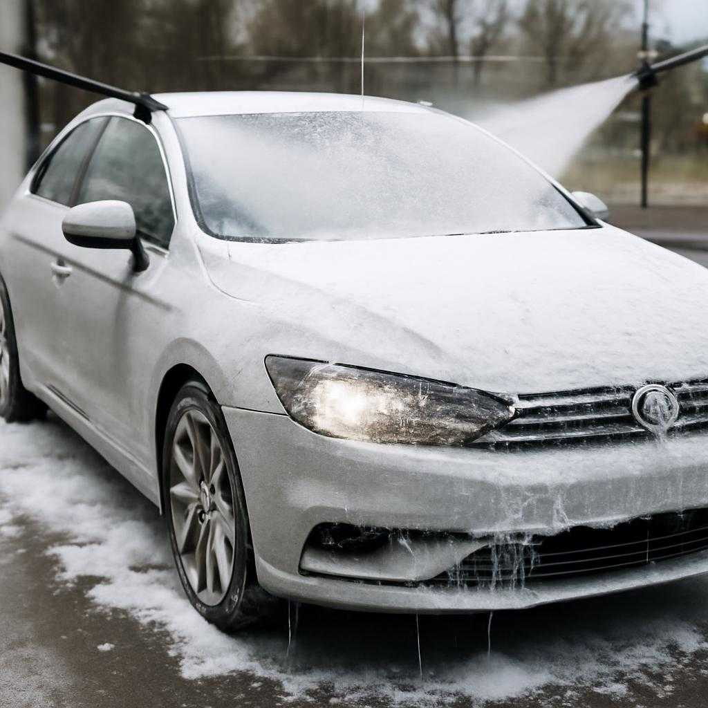 Бесконтактная мойка без риска для лака