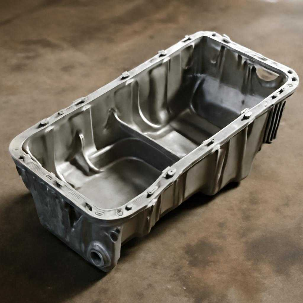 Картер двигателя: стальной футляр масла