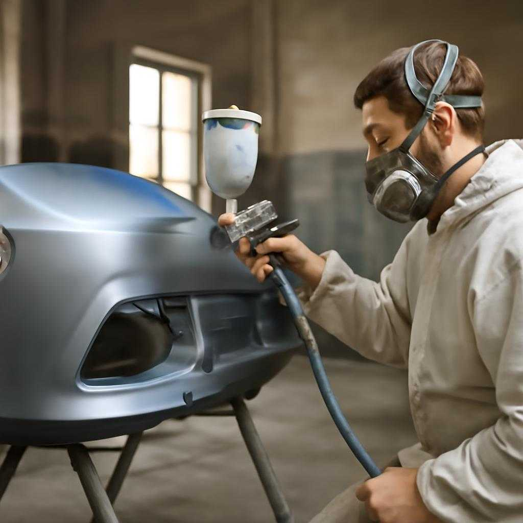 покраска бампера