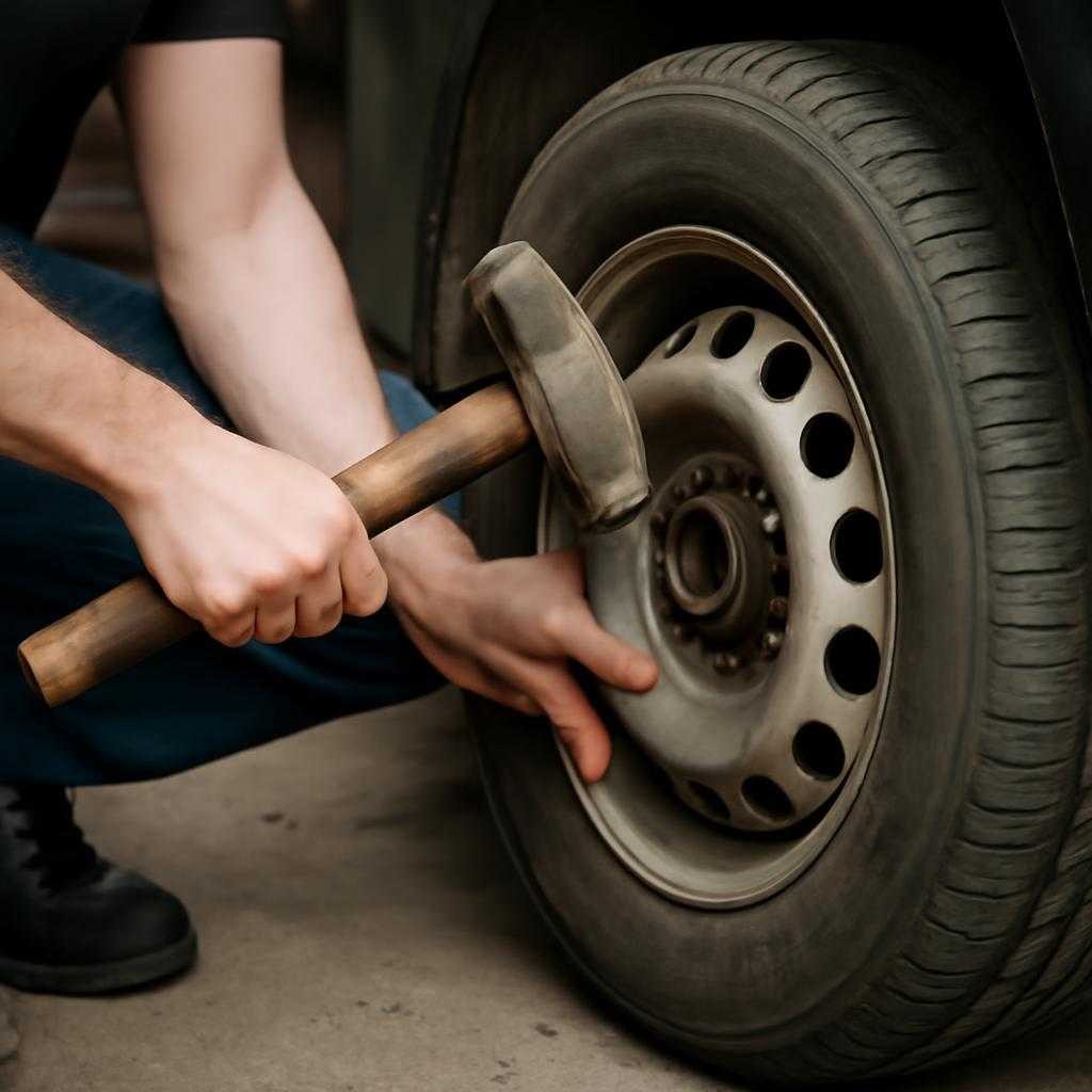 Прикипевшее колесо: безболезненное снятие шаг за шагом