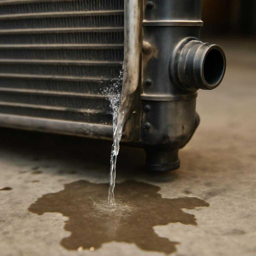 Радиатор дал течь посредине маршрута — оперативные действия