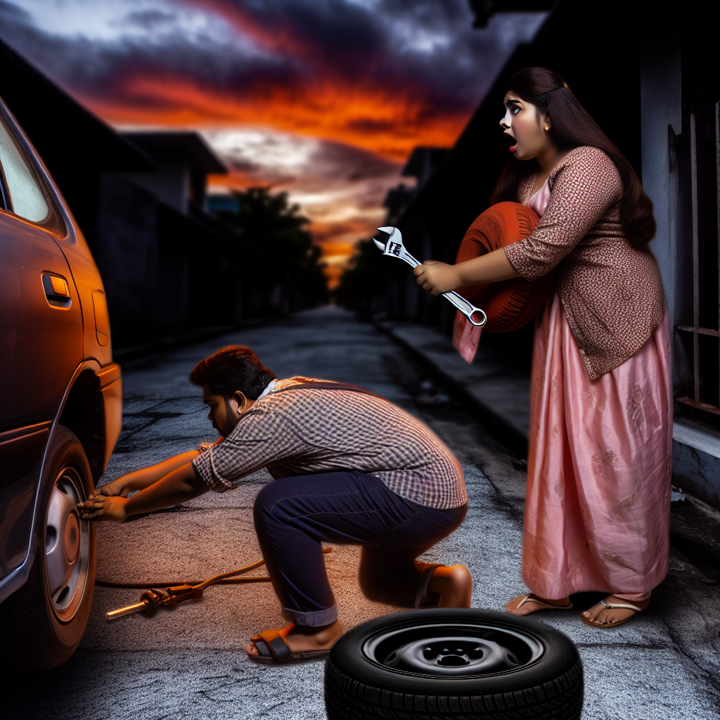 замена колеса