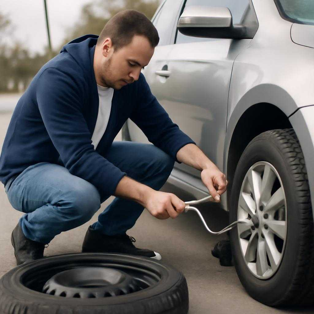 Смена колеса без суеты